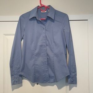 Light blue button down